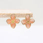 Colorful Flower Stud Earrings