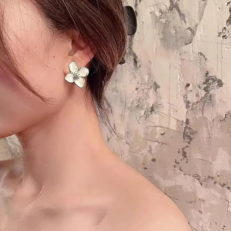 Colorful Flower Stud Earrings