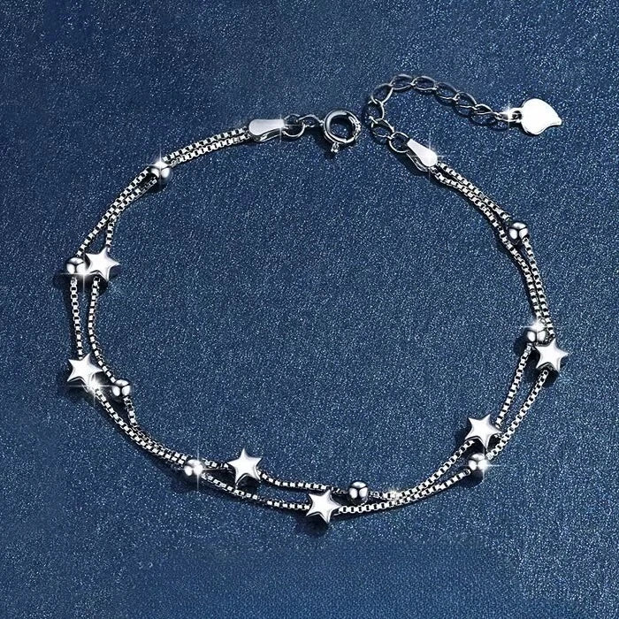 925 Sterling Silver Shiny Zircon Flower