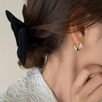 925 Sterling Silver Hoops Earrings