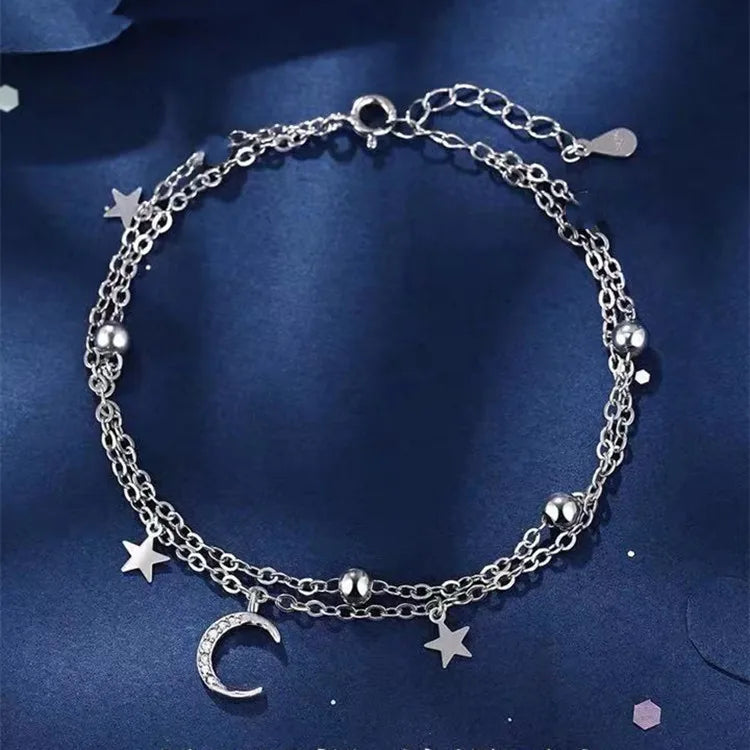 925 Sterling Silver Shiny Zircon Flower